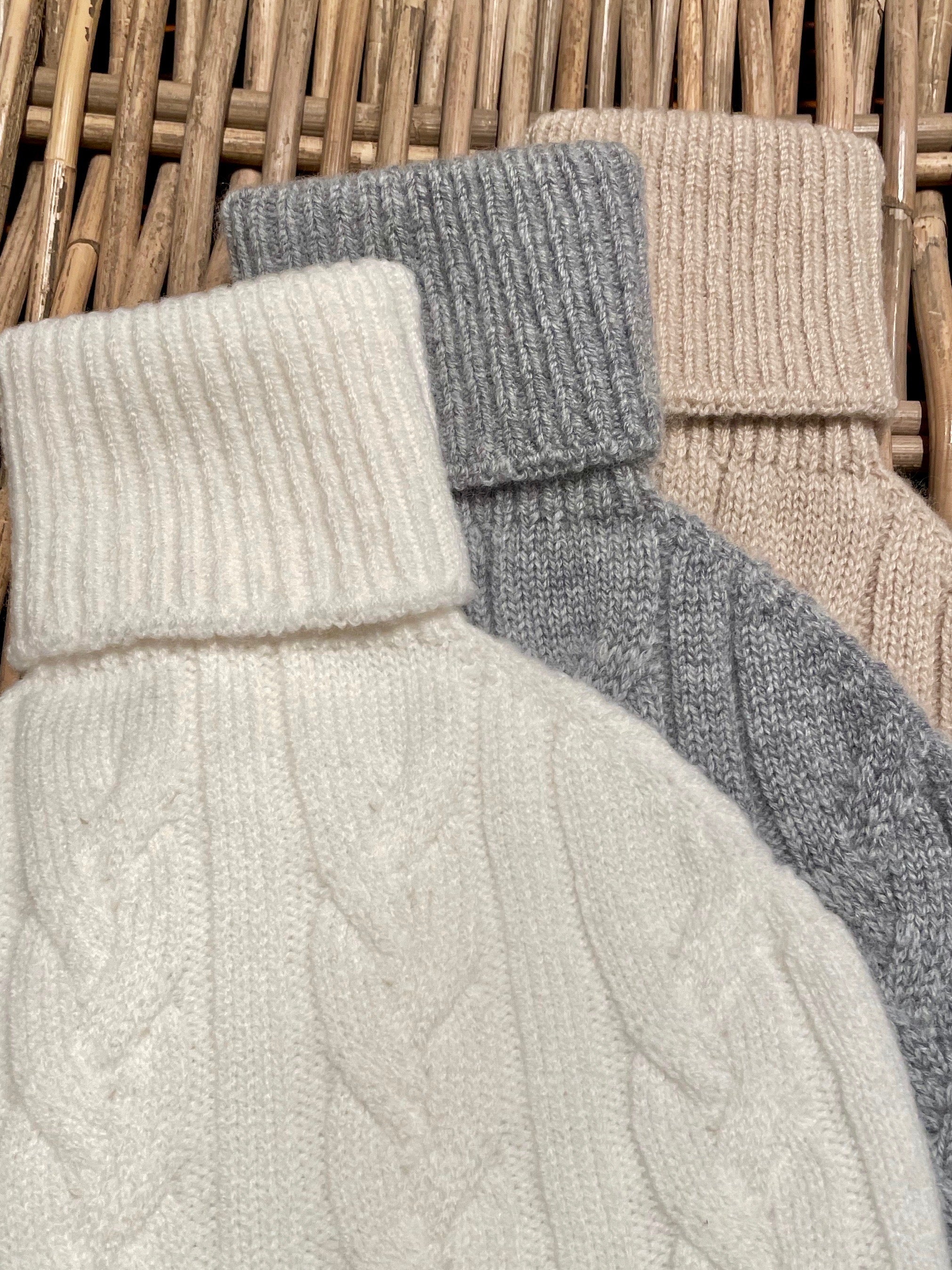 Cashmere and Fox Hot Water Bottle