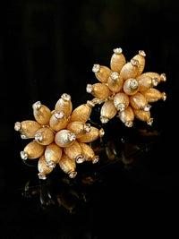 Sea Urchin Earclips, c1960s