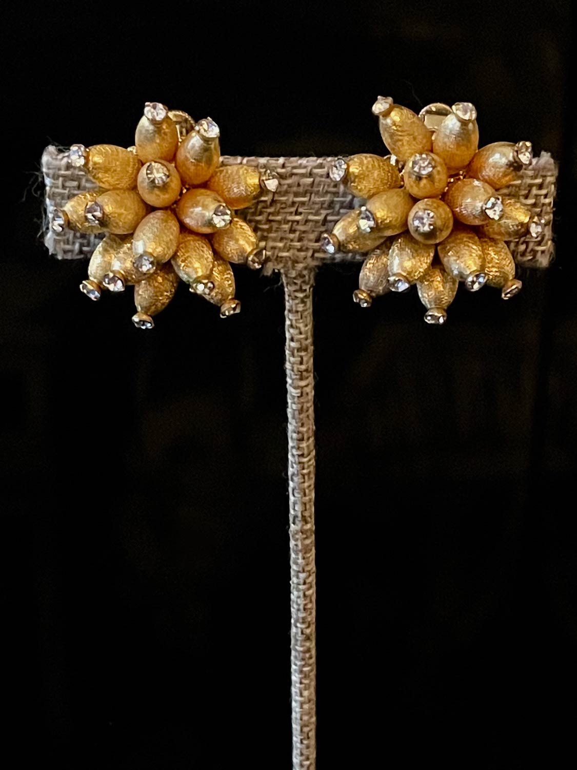 Sea Urchin Earclips, c1960s
