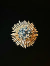 Starburst Rhinestone Brooch, c1960s