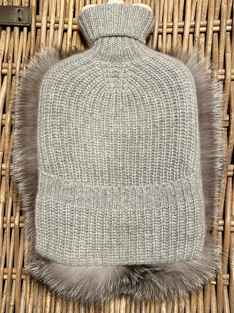 Cashmere and Fox Hot Water Bottle