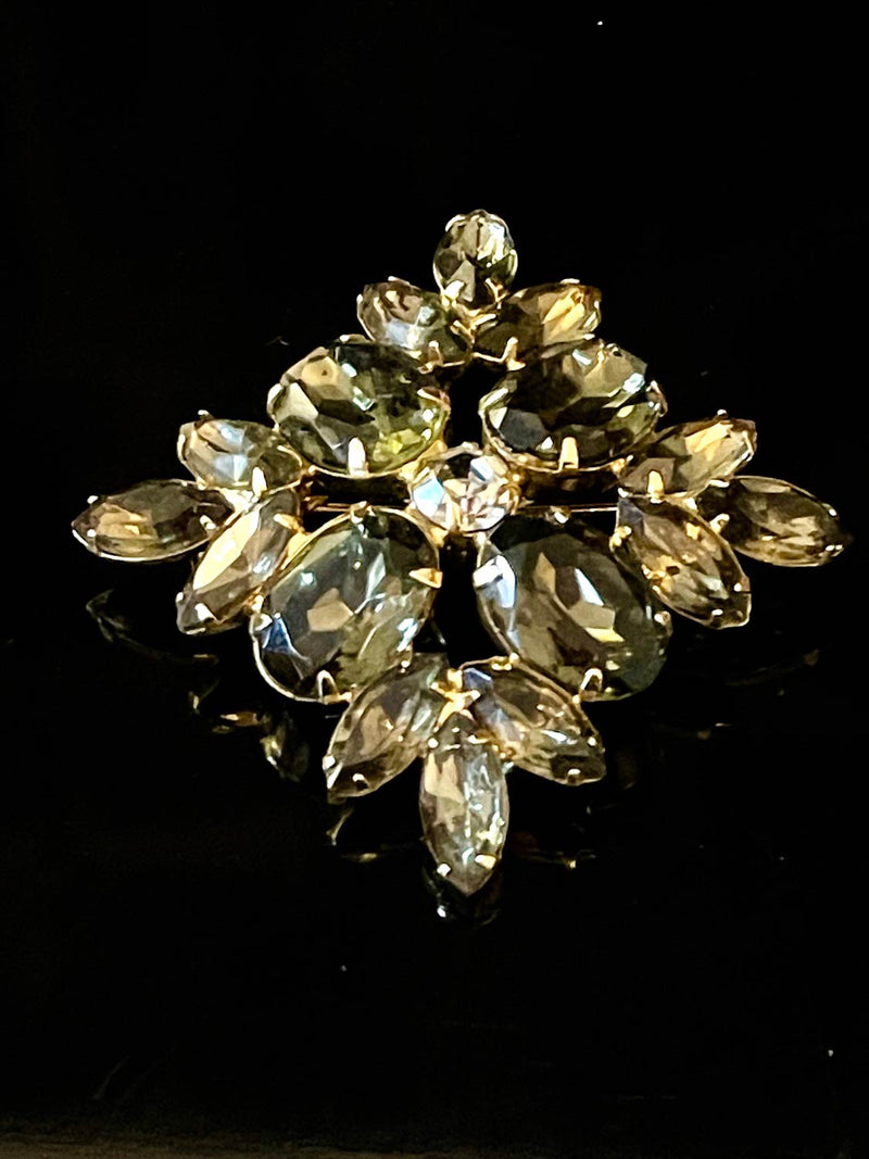 Austrian Crystal Brooch, c1950s