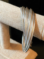 Interlocking Silver Bangle, c1970s