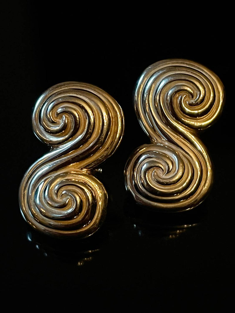 Spiro Earrings, Tiffany & Co, c1995