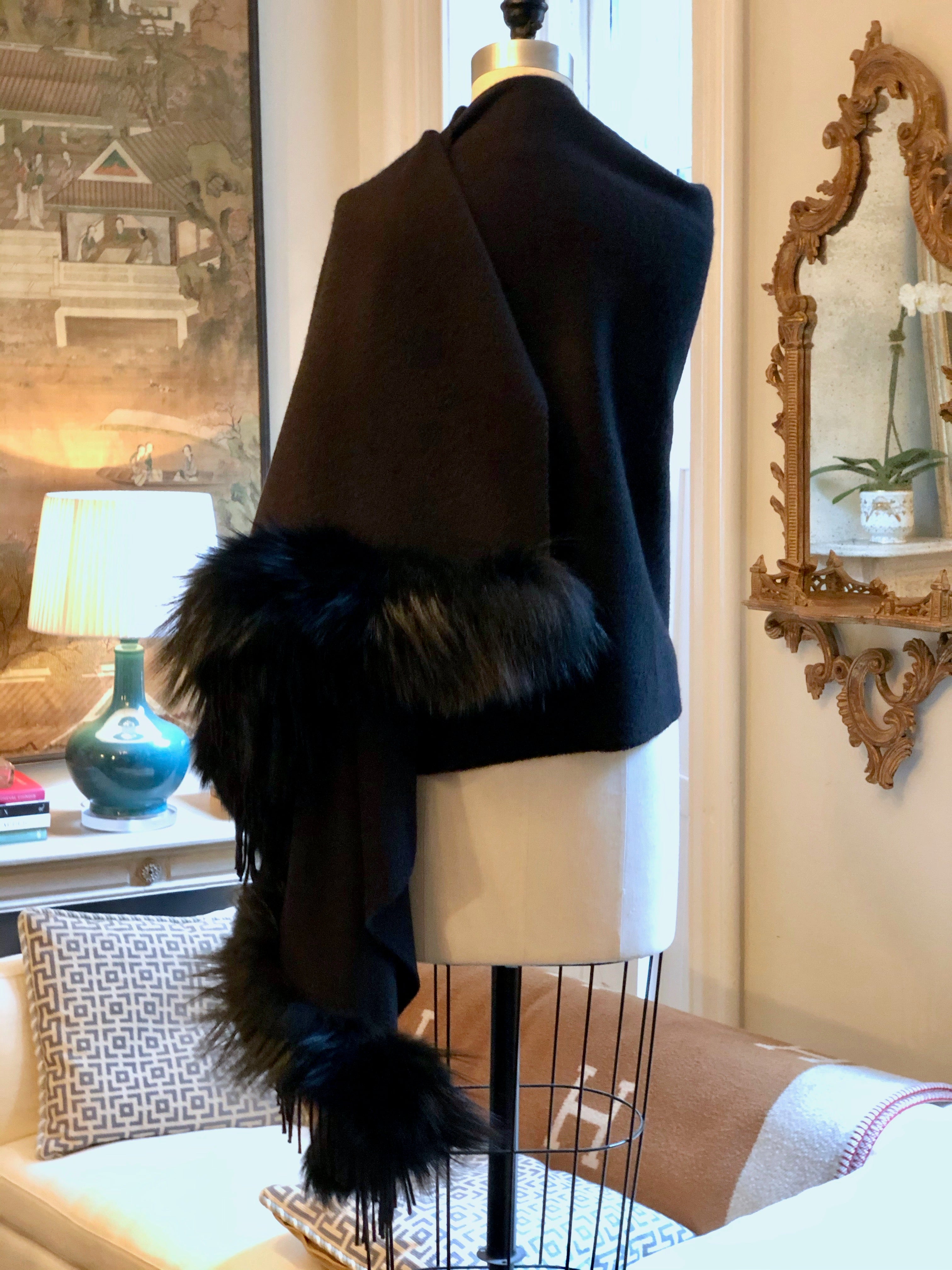 福袋セール Cashmere Shawl with Fox – Chasseur NYC 小物